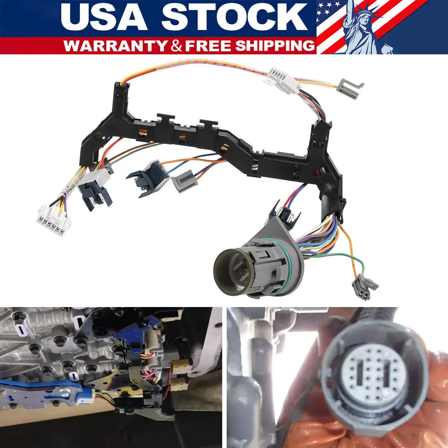 2006-2009 Chevy GMC Allison 1000/2000/2400 6-Speed Transmission Wiring Harness - 29543336