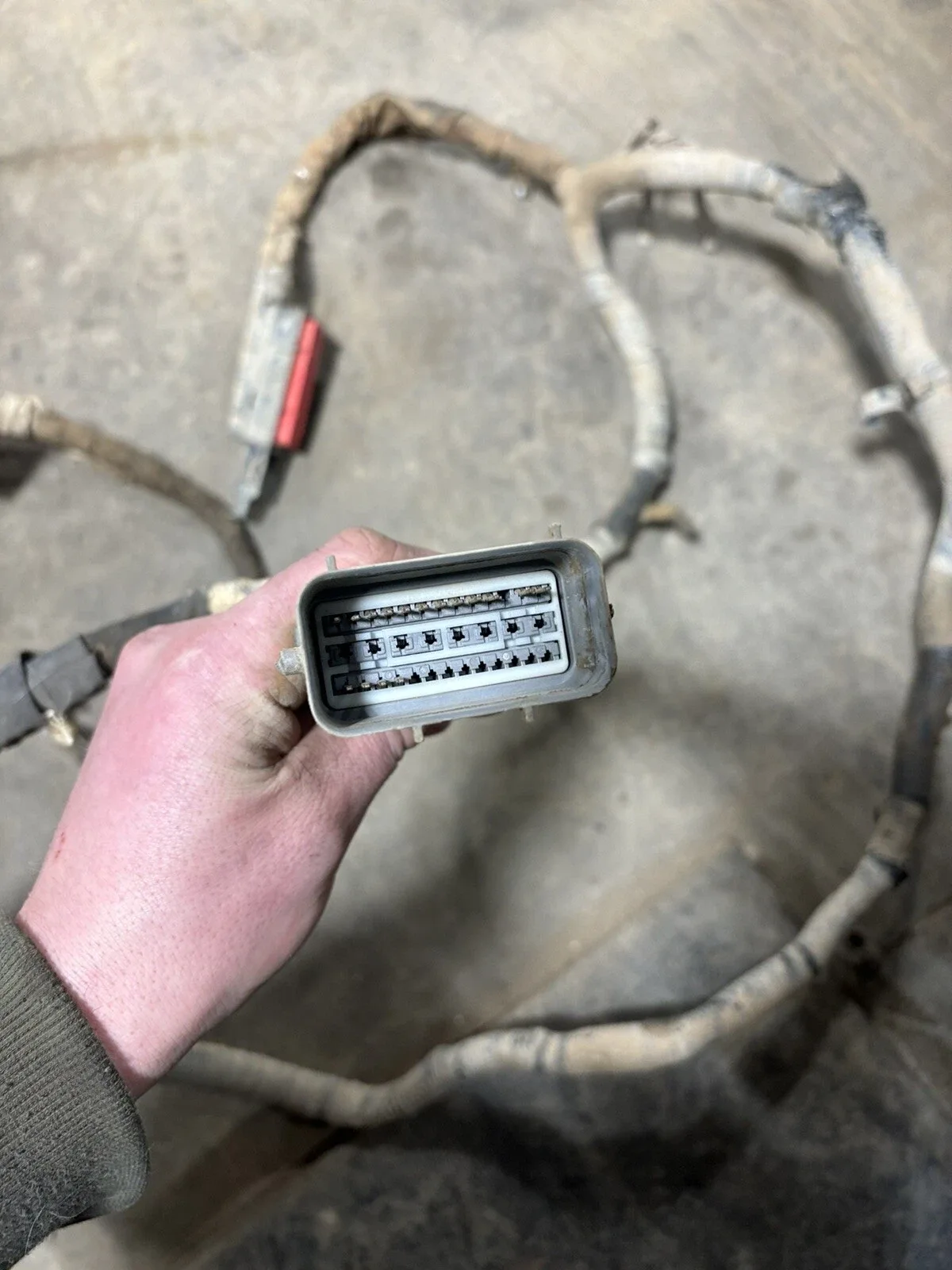 2011-2016 F250 F350 6.7 Transmission Wire Harness Floor Shift 4x4 image 2