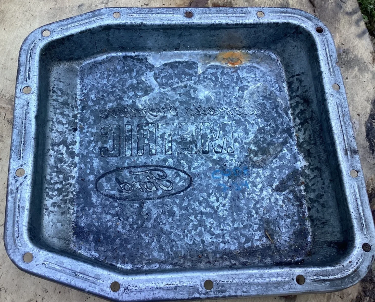 1982-1993 Ford AOD   Automatic Transmission Oil Pan    OEM Used    Free Shipping image 2