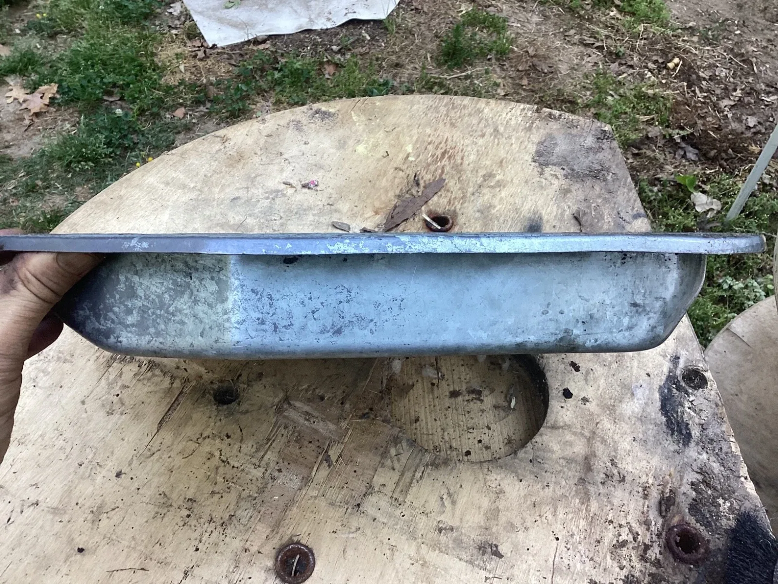 1982-1993 Ford AOD   Automatic Transmission Oil Pan    OEM Used    Free Shipping image 4