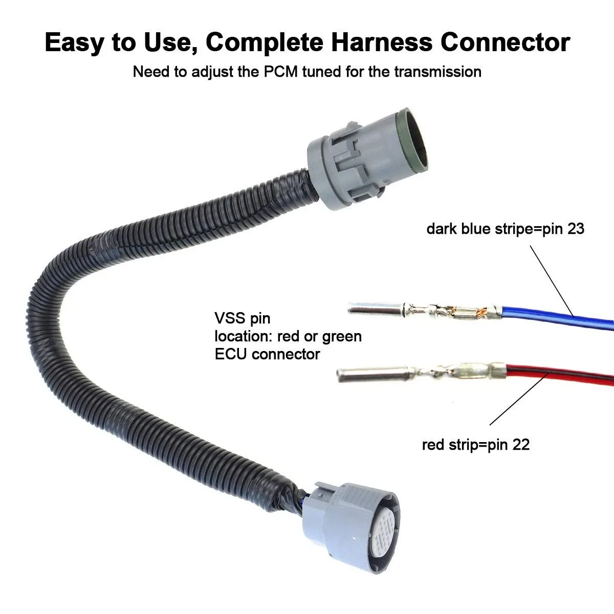 4L60E to 4L80E Transmission Adapter Harness for LS Swap image 4