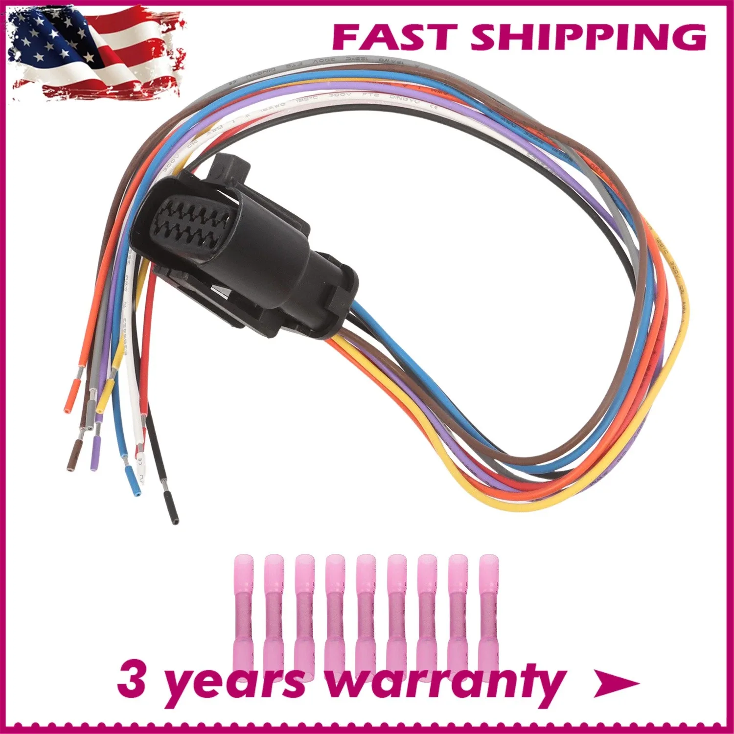 1989-1994 Ford E4OD Wiring Harness Repair Pigtail 350-0066