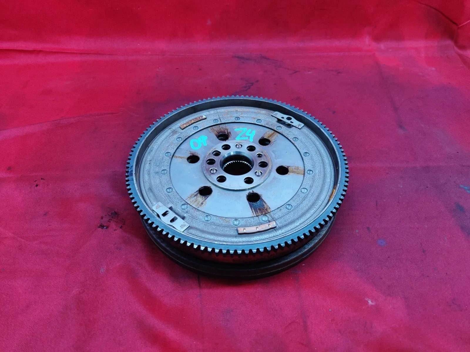 09-16 BMW E89 Z4 N54 TRANSMISSION TWIN MASS DUAL CLUTCH DCT FLYWHEEL FLEX PLATE image 2
