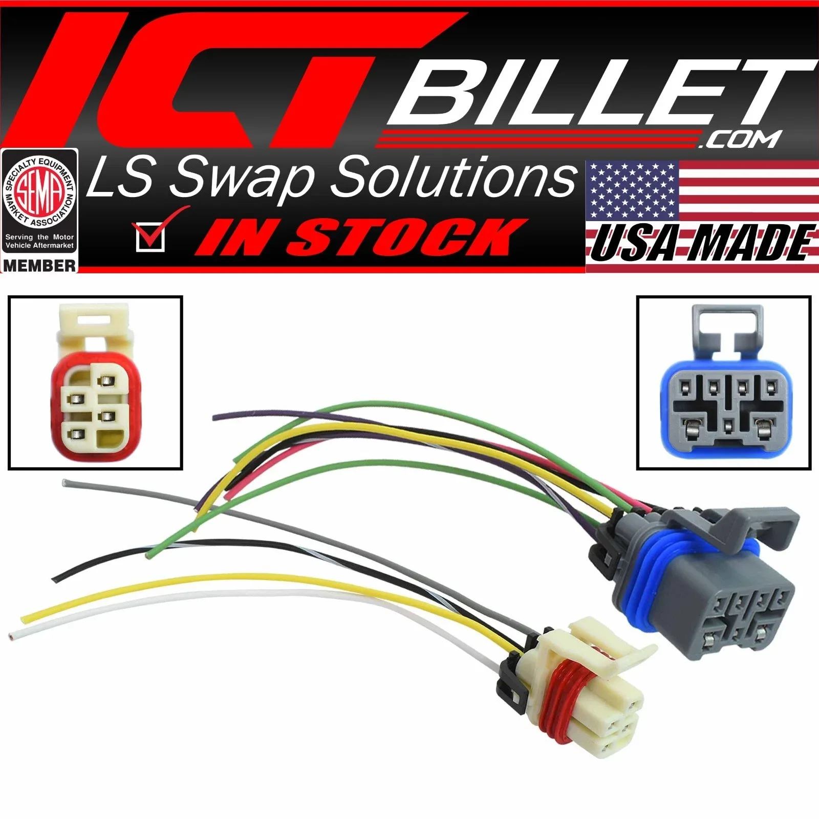 7-Wire Neutral Safety Reverse Light Connector Kit for GM 4L60E 4L80E 1995-2004 image 4