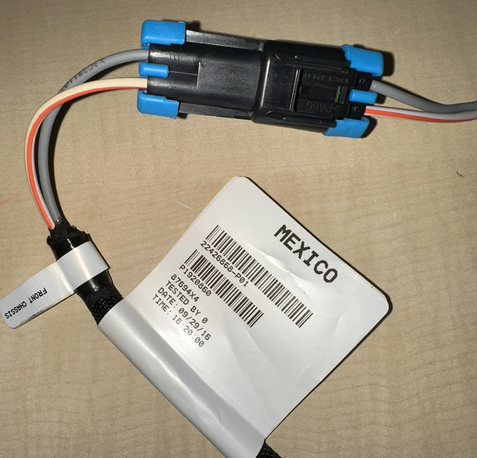 Mack Transmission Temperature Sensor Pigtail F11 Volvo wire cable 22426868 truck image 3