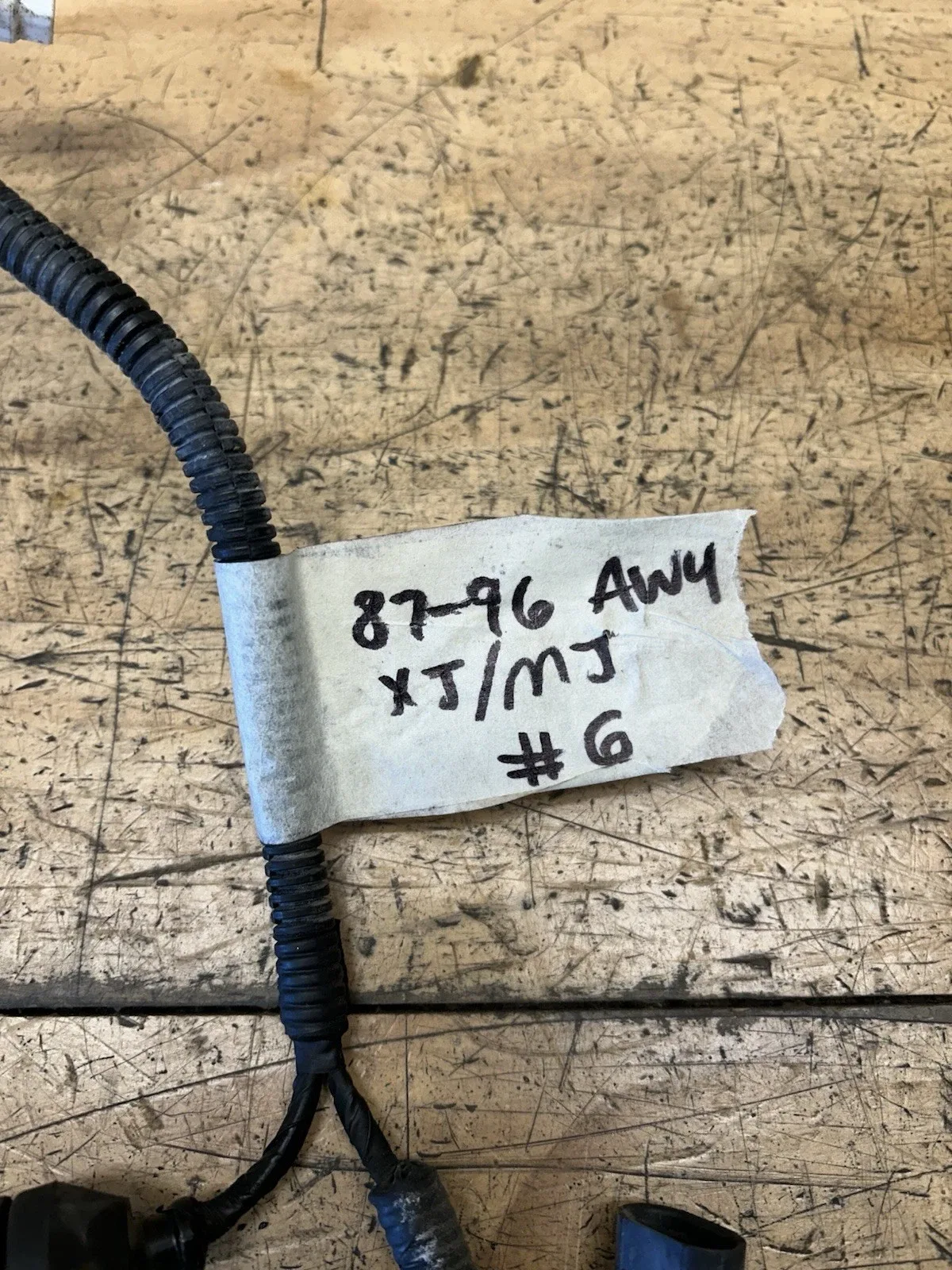 1987-1996 Jeep Cherokee XJ / 1987-1992 Jeep Comanche MJ AW4 Transmission Wiring Harness - Jeepcemetery image 2