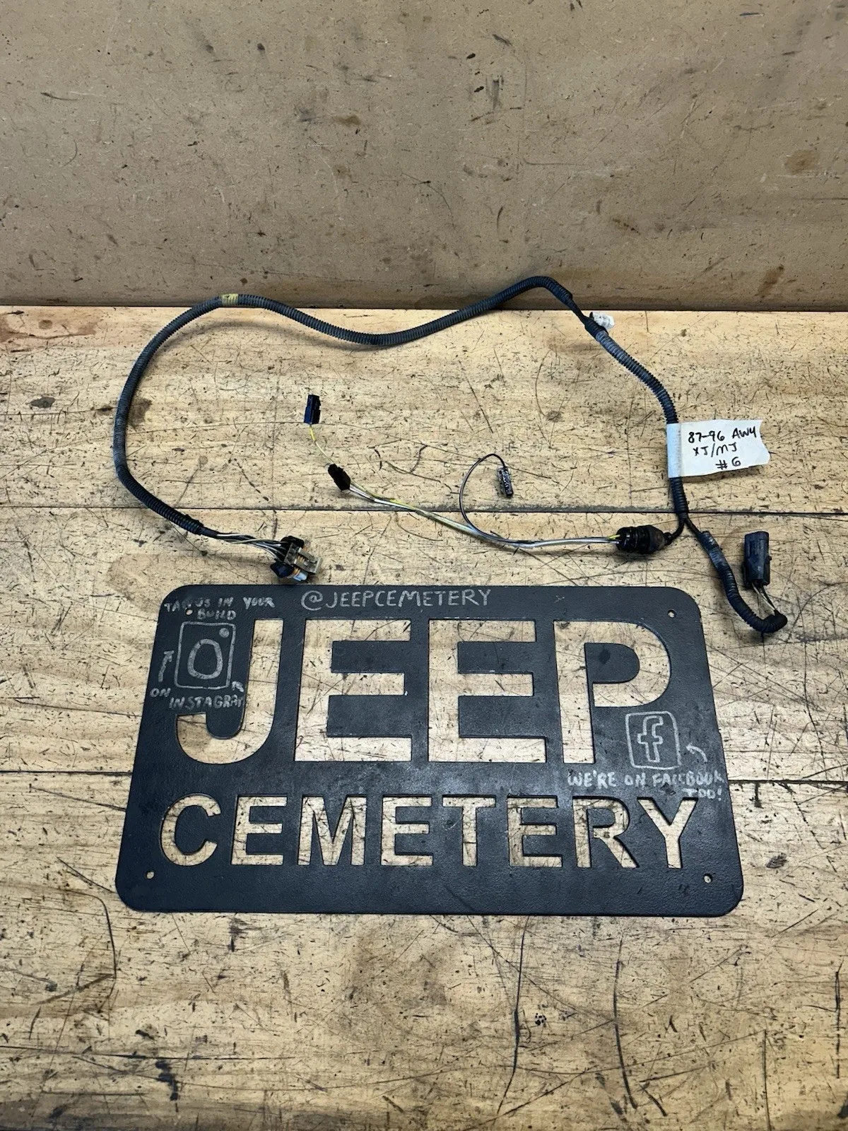 1987-1996 Jeep Cherokee XJ / 1987-1992 Jeep Comanche MJ AW4 Transmission Wiring Harness - Jeepcemetery