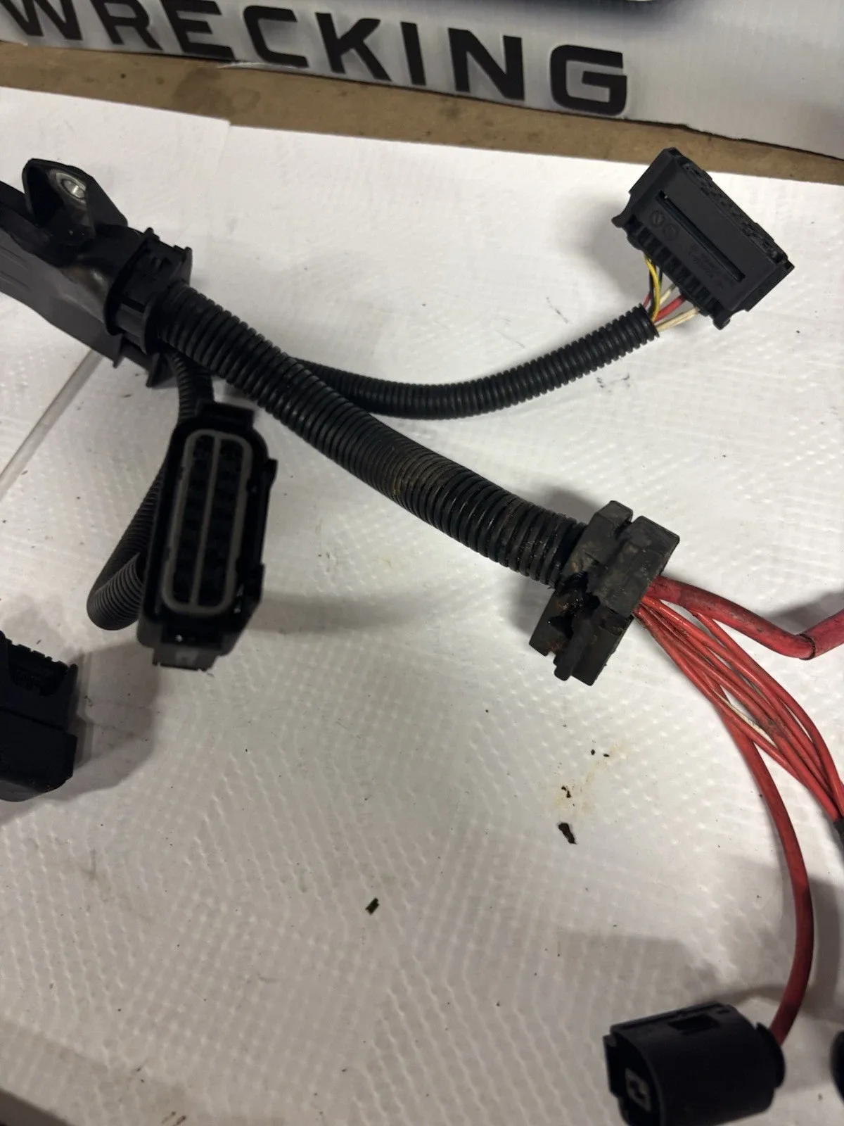 2012-2017 BMW F25 X3 28iX N20 Automatic Wiring Harness MPN 12537634067 image 3