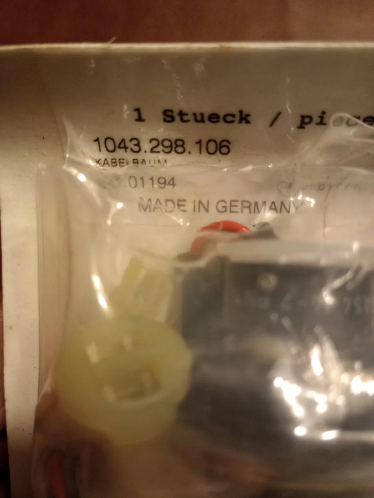 ZF 1043.296.106 Internal wire harness for ZH4HP22 & 24 transmission image 2