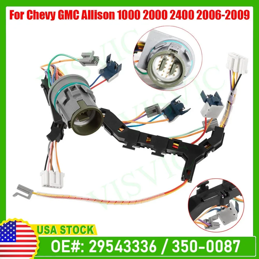 2006-2009 Allison 6-Speed Transmission Wiring Harness for Chevy/GMC Duramax – MPN 29543336 350-0087 image 2