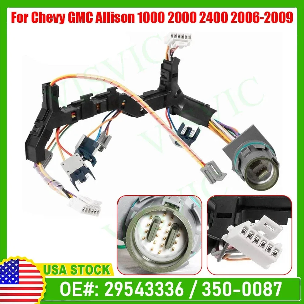 2006-2009 Allison 6-Speed Transmission Wiring Harness for Chevy/GMC Duramax – MPN 29543336 350-0087 image 4