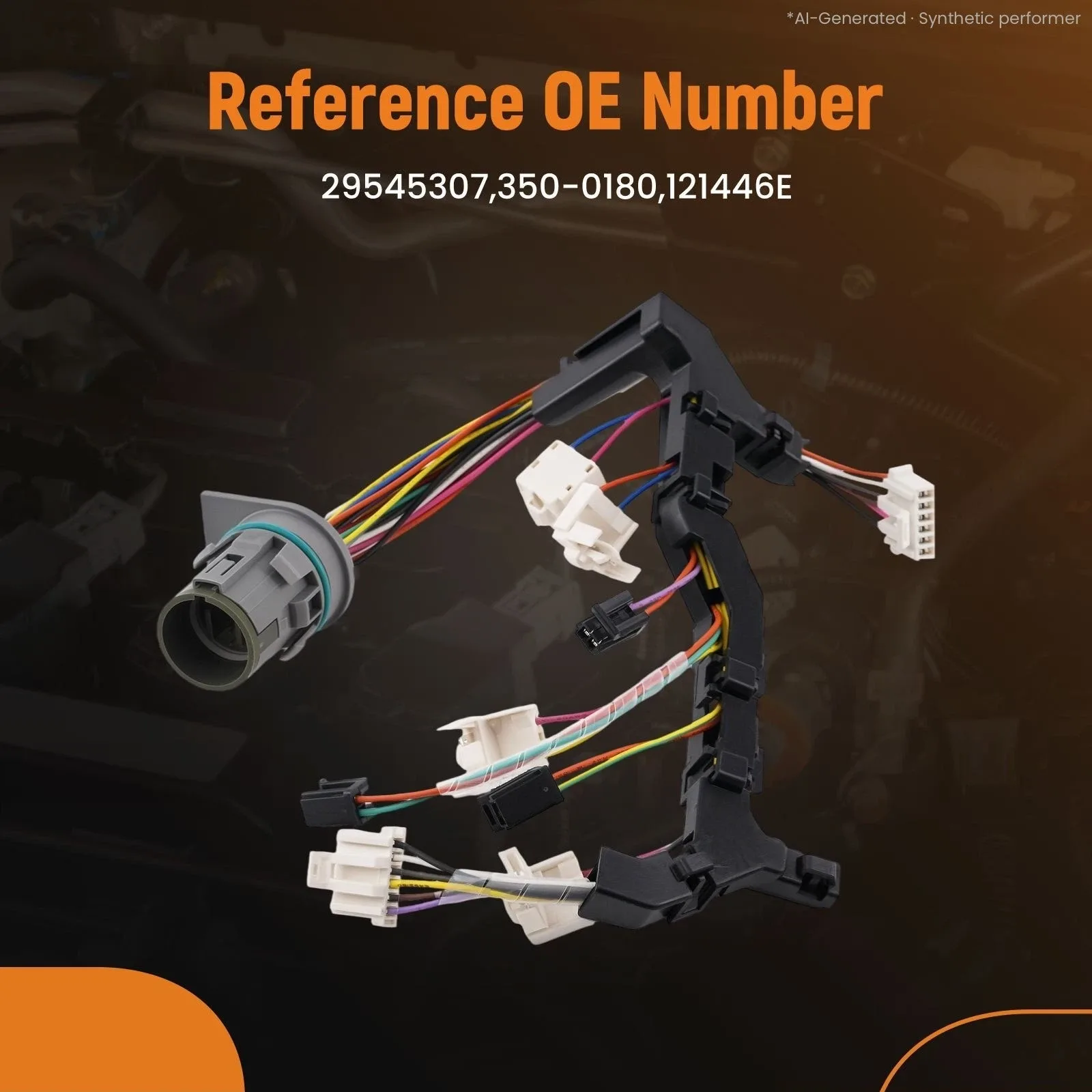 2011-2019 Chevrolet Silverado/GMC Sierra 2500/3500 Internal Transmission Wiring Harness YHOV9G (350-0180) image 2