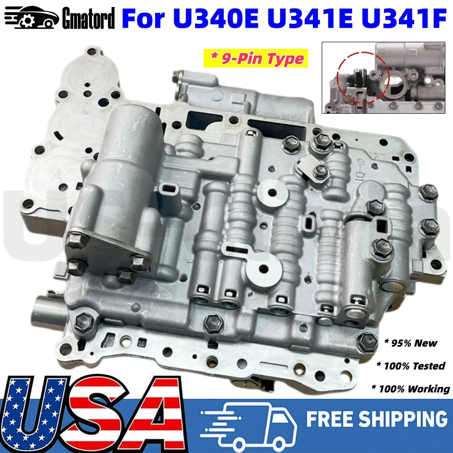 Toyota Yaris Transmission Valve Body U340E U341E U341F