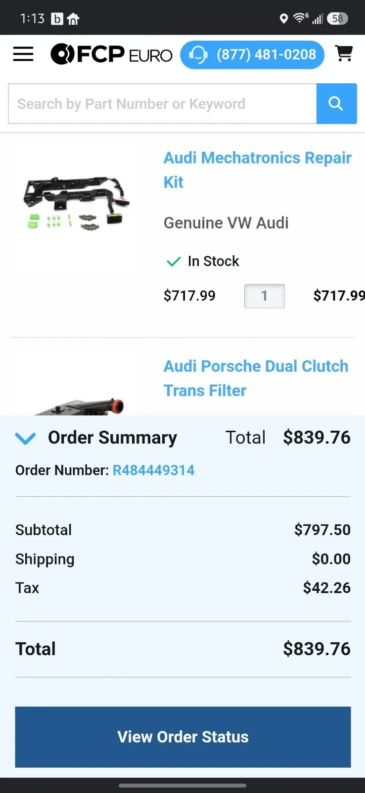 2016 Audi S4 DSG DL501 Mechatronic Repair Kit (Wiring Harness) image 2