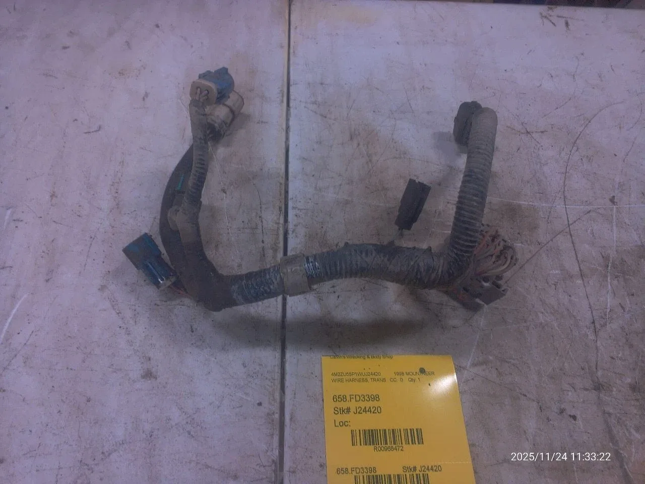MOUNTNEER 1998 Transmission Wire Harness 968472