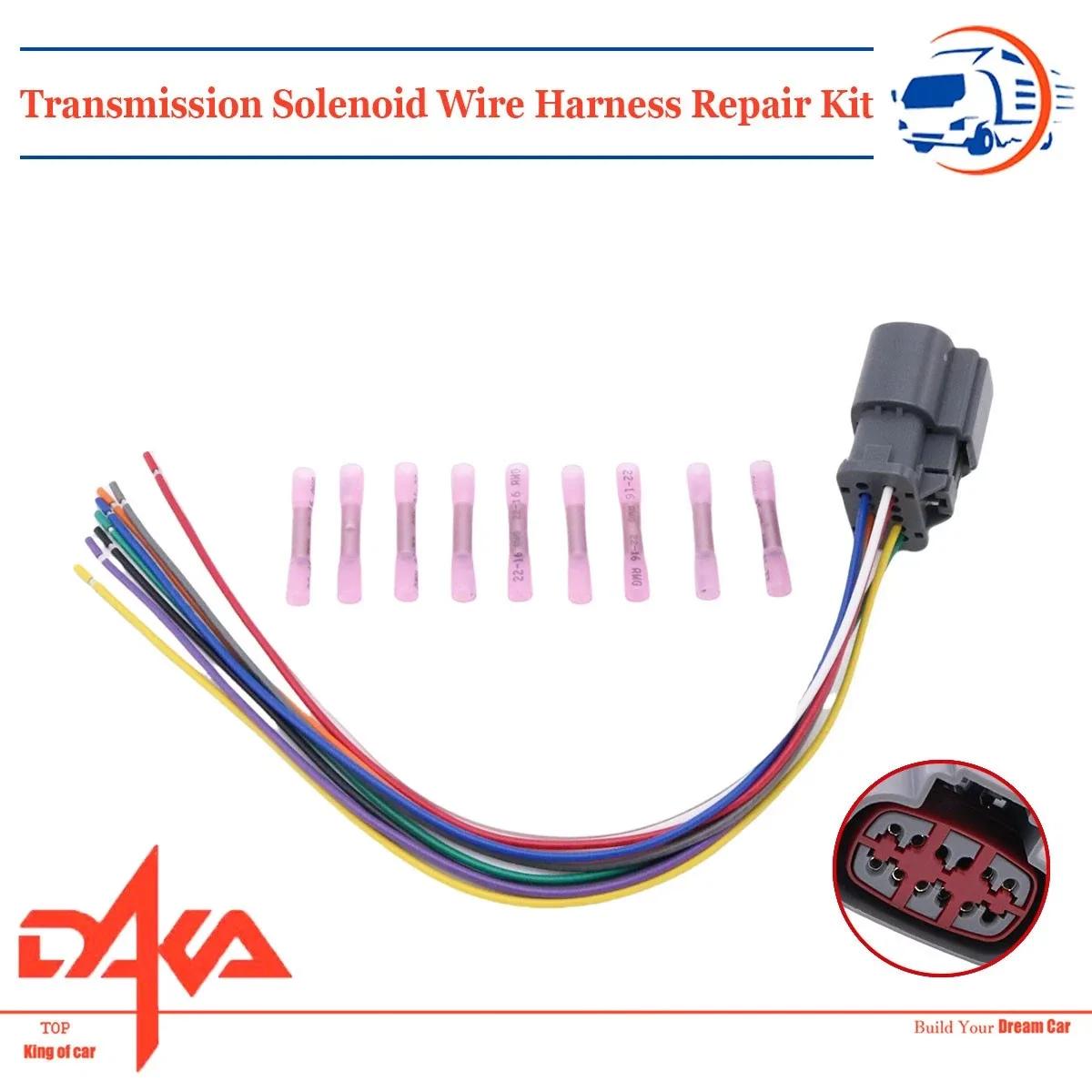 1989-1994 Ford 9-Pin E4OD/4R100 Wiring Harness Repair Plug 350-0067