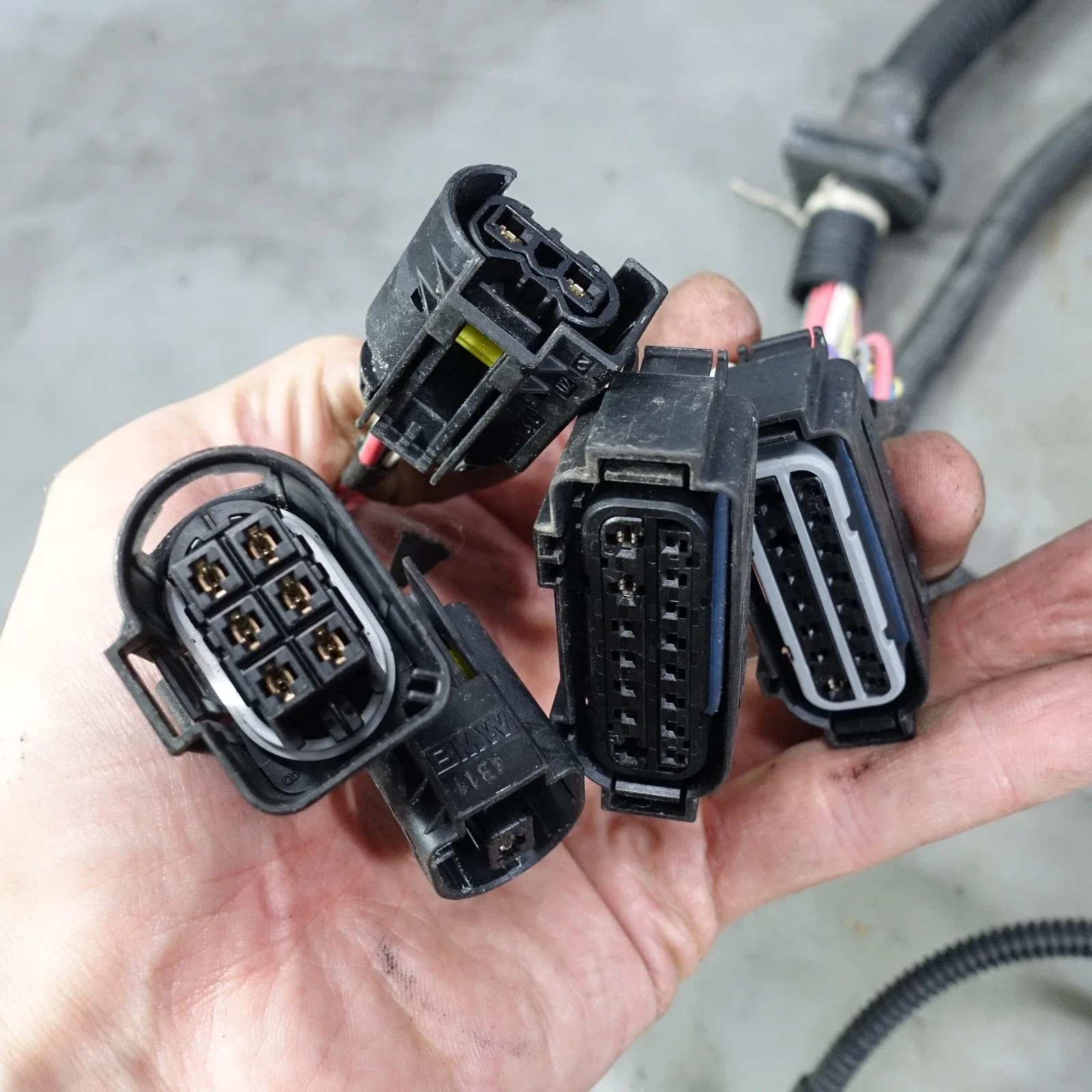 2011-2012 BMW X5/X6 Automatic Transmission Wiring Harness MPN 12517602819 image 2