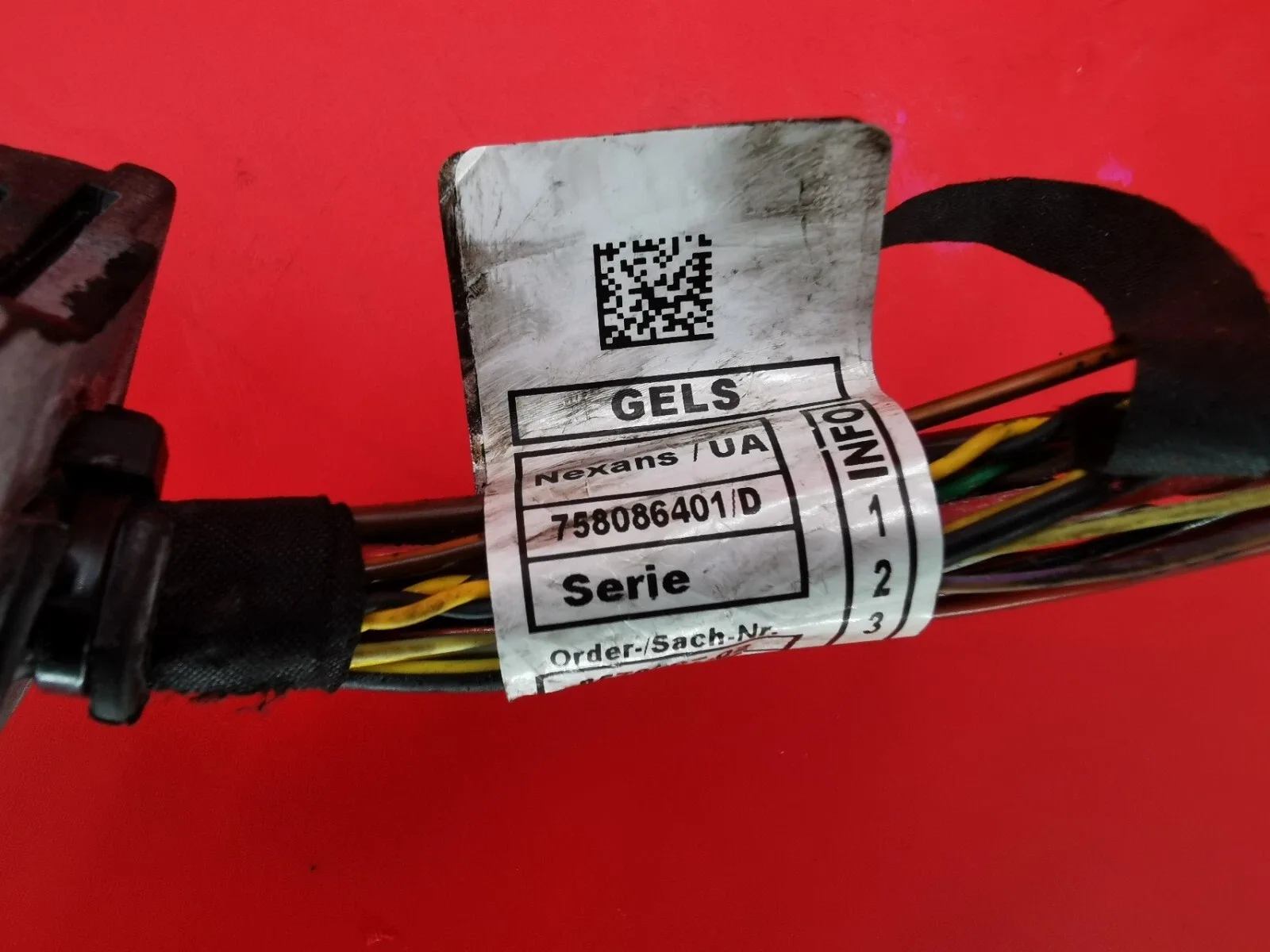 2014-2015 BMW 328d F30 Automatic Transmission Wire Harness image 2