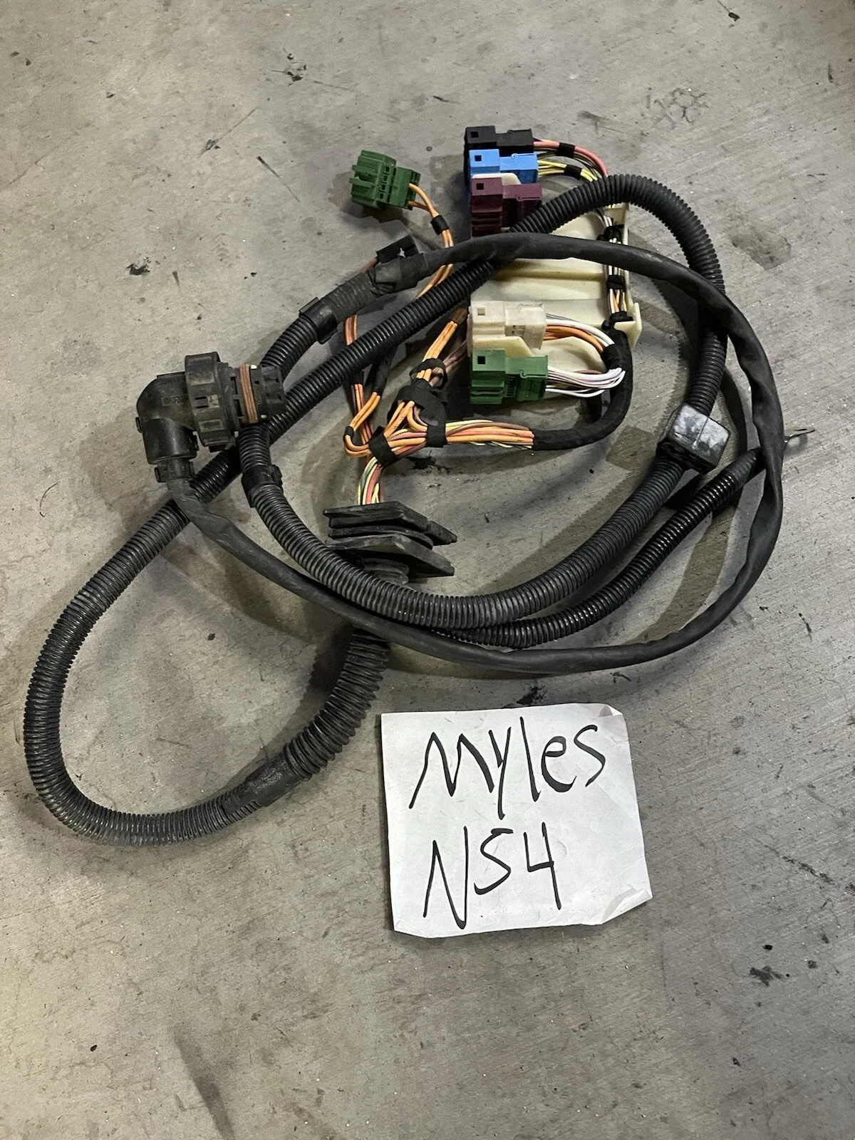 BMW 335i N54 E90/E92/E93 Automatic Transmission Engine Wiring Harness - Genuine OEM image 3