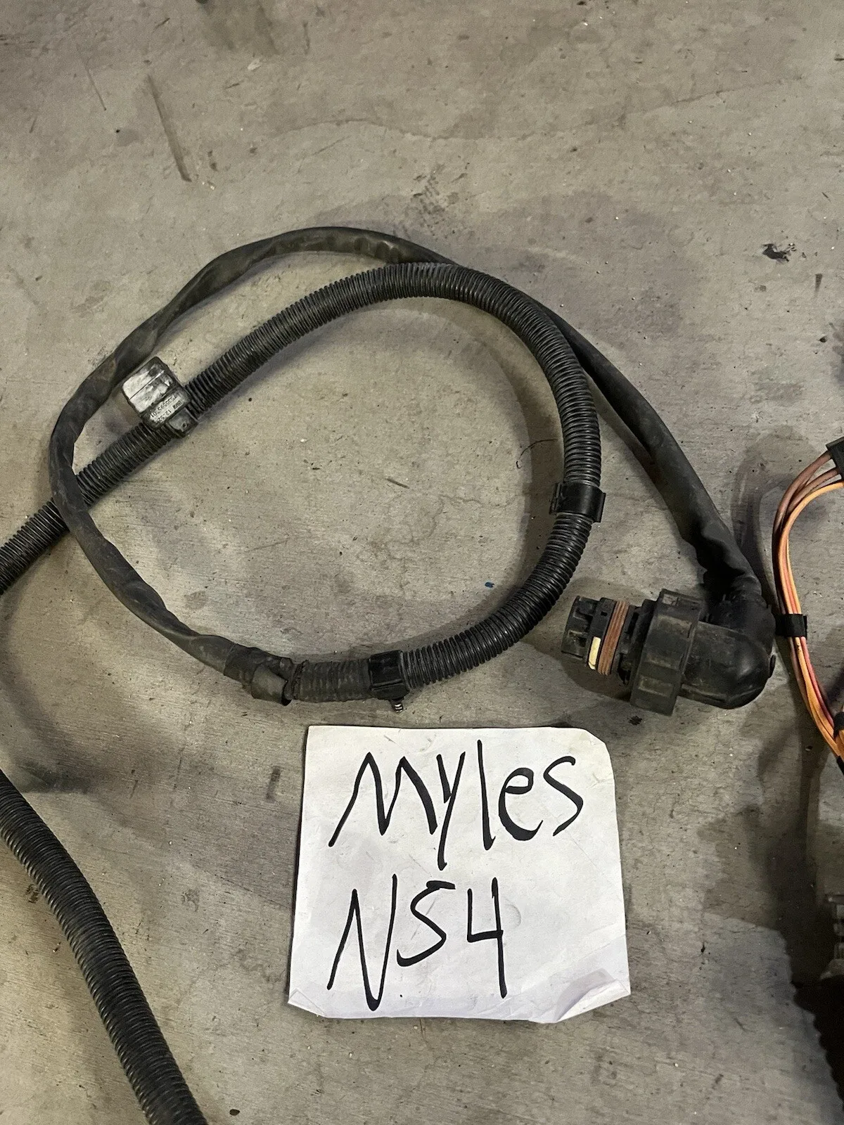 BMW 335i N54 E90/E92/E93 Automatic Transmission Engine Wiring Harness - Genuine OEM image 4