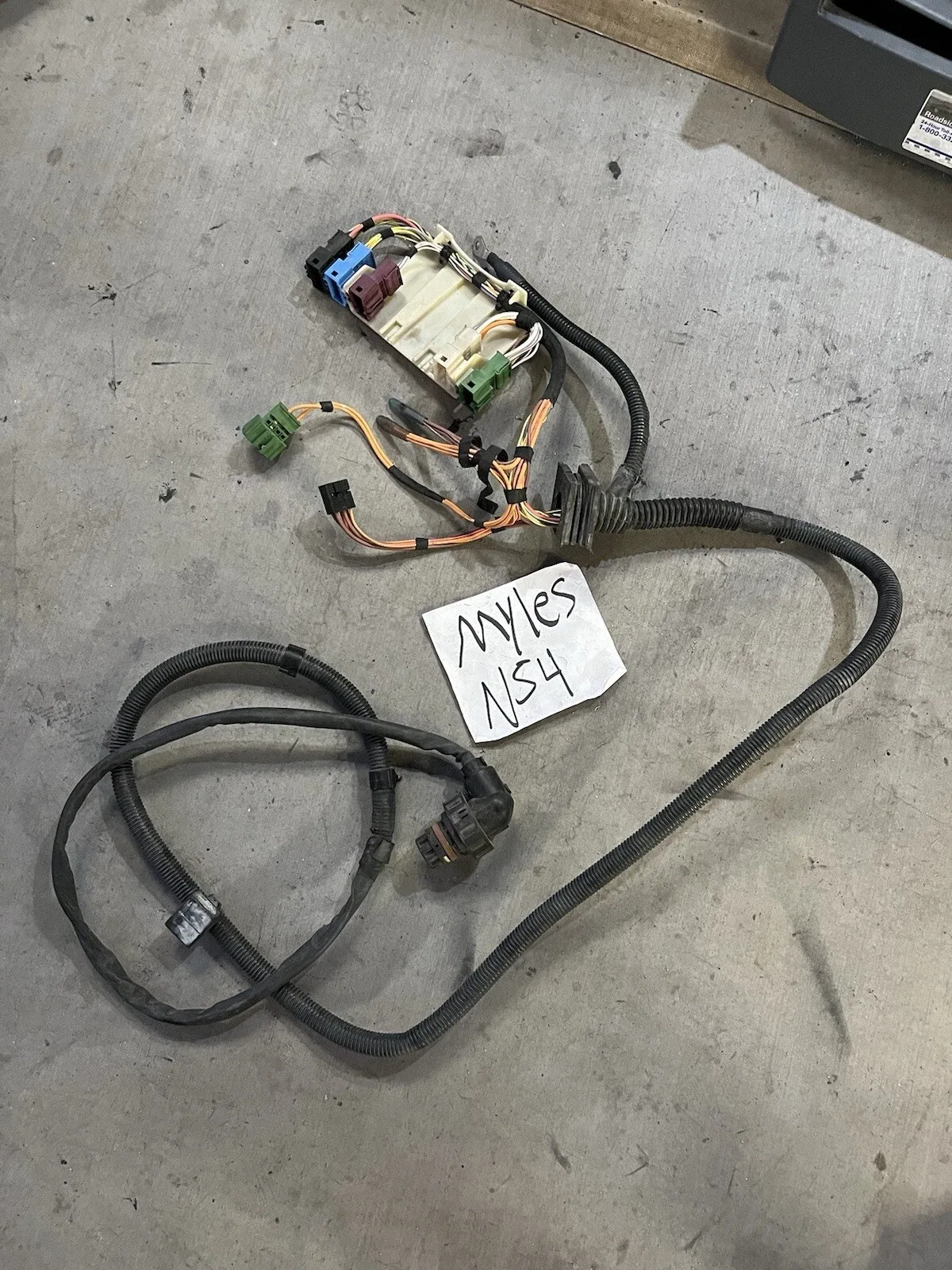 BMW 335i N54 E90/E92/E93 Automatic Transmission Engine Wiring Harness - Genuine OEM