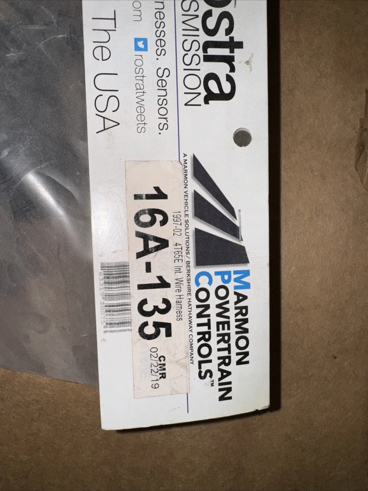 GM 4T65E New INTERNAL UNIVERSAL WIRE HARNESS, 97 up image 2