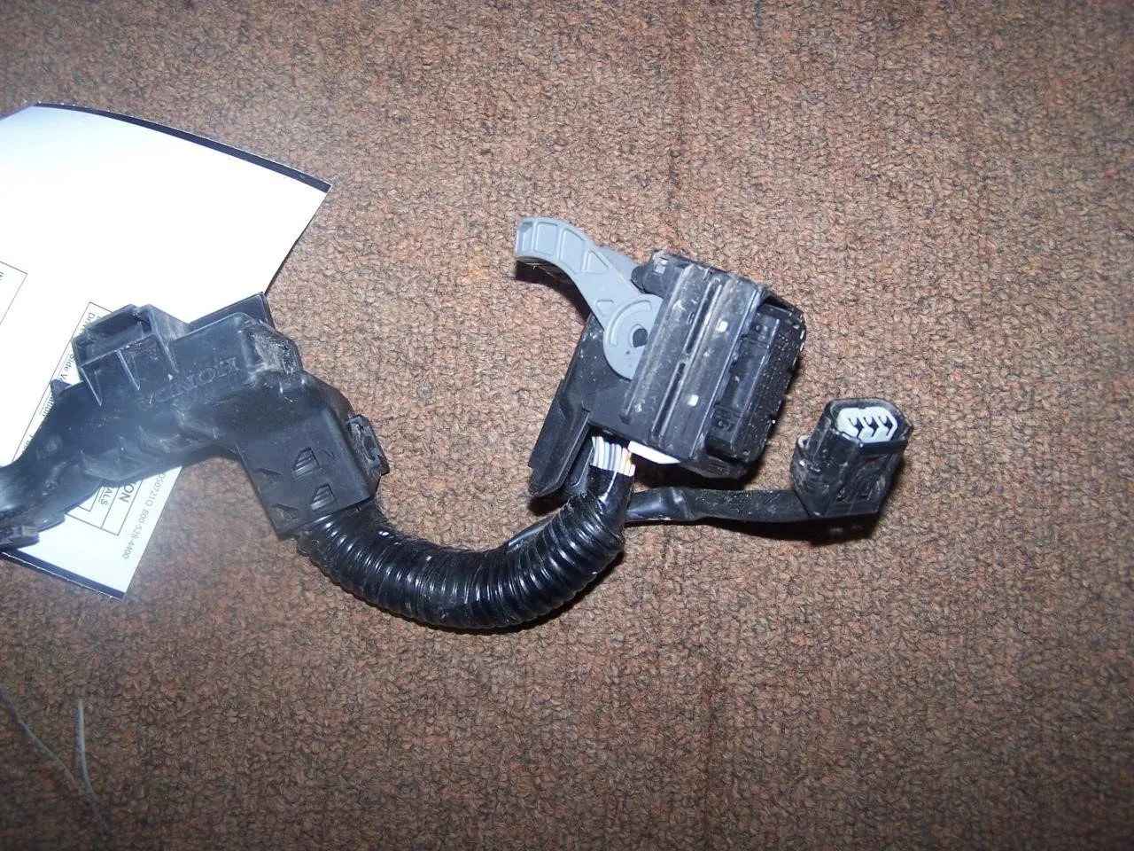 2022 Honda Civic Transmission Wire Harness ID Tag 26150-65D-A201-A image 3