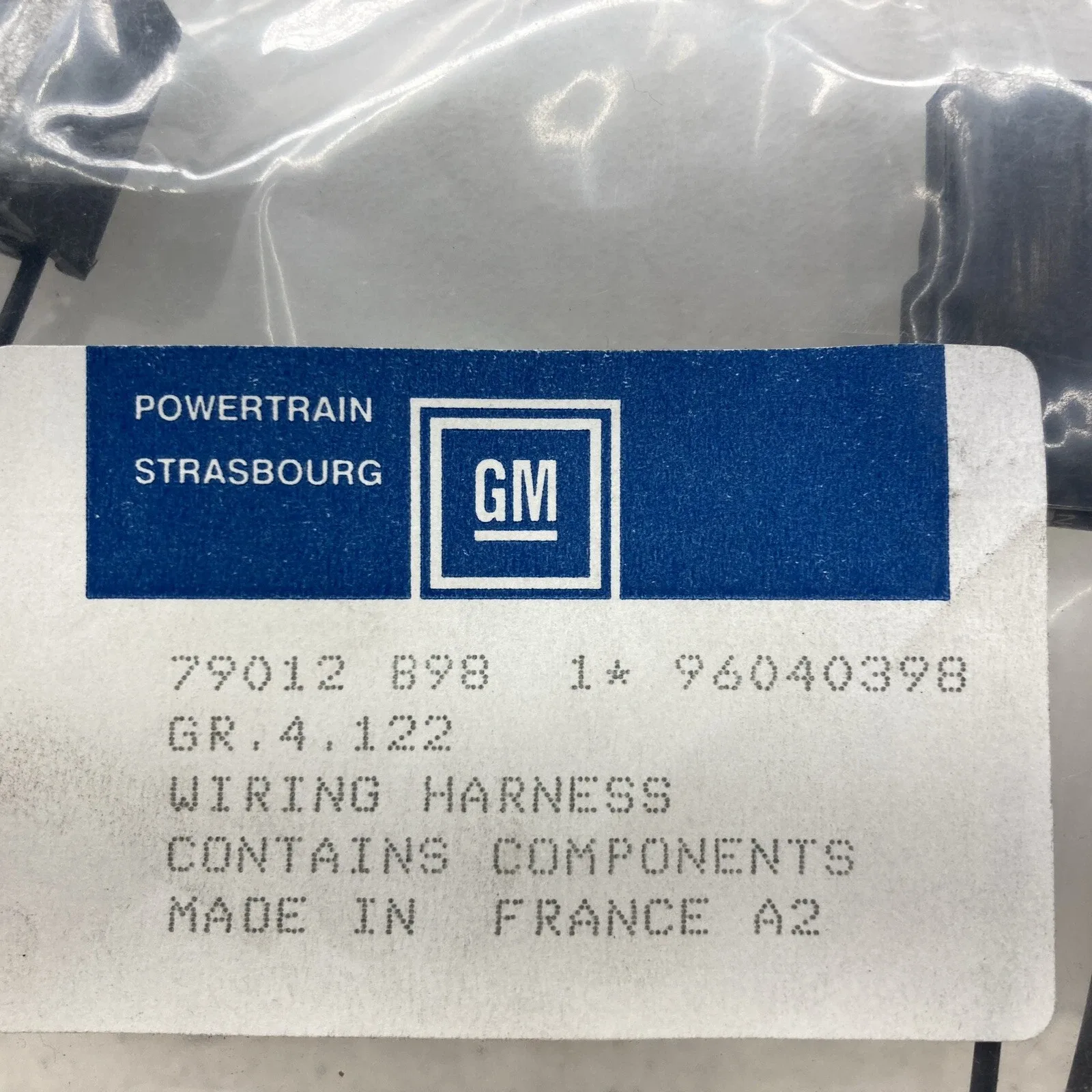 GM Torque Converter Clutch Wiring Harness 96040398 image 2