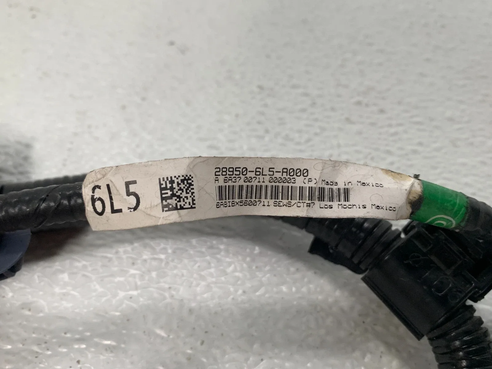 2019-2022 Honda Insight Transmission Gear Box Cable Wire Harness MPN 289506l5a000 image 3