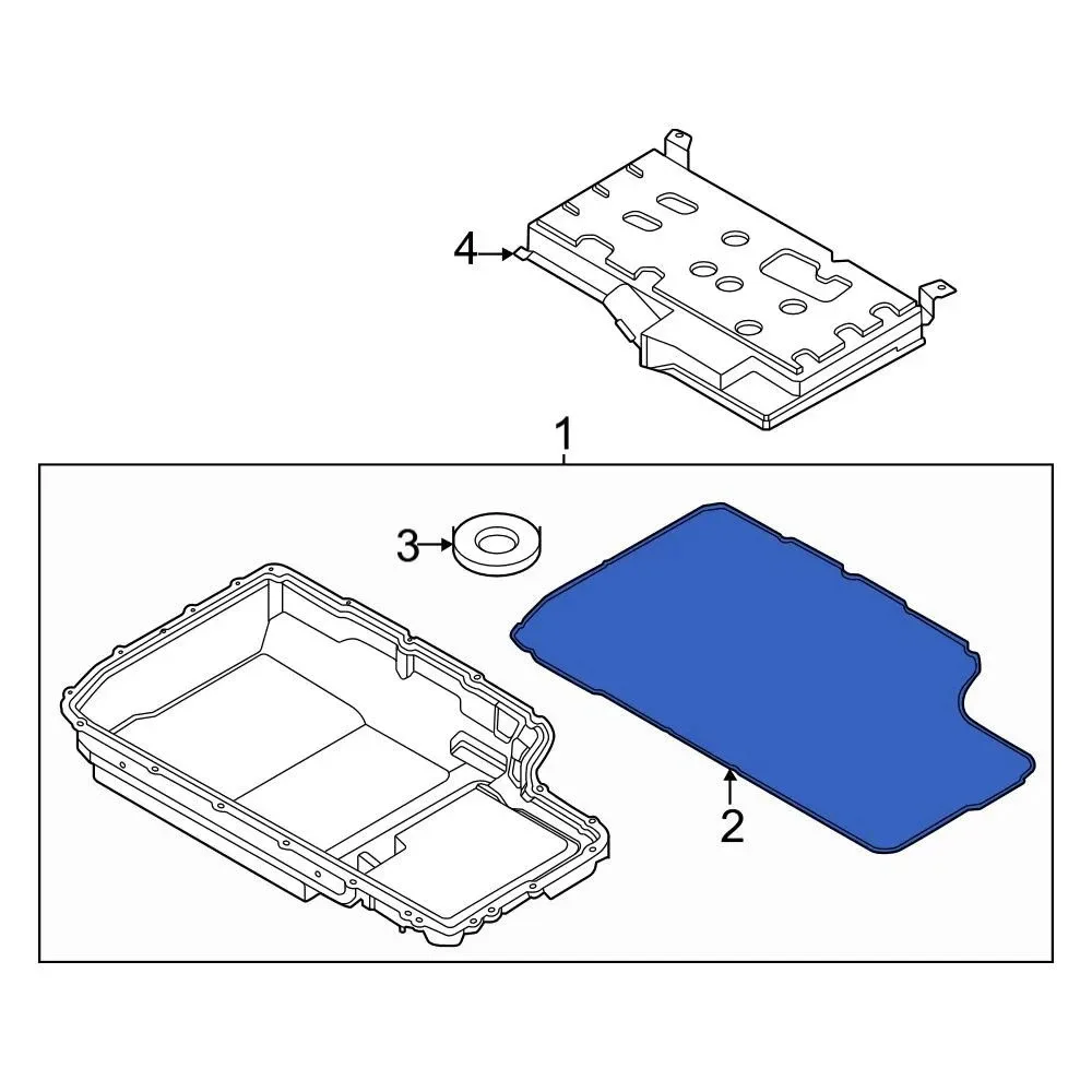 For Ford F-250 Super Duty 2020-2026 Ford PC3Z7F396A Transmission Oil Pan Gasket image 3