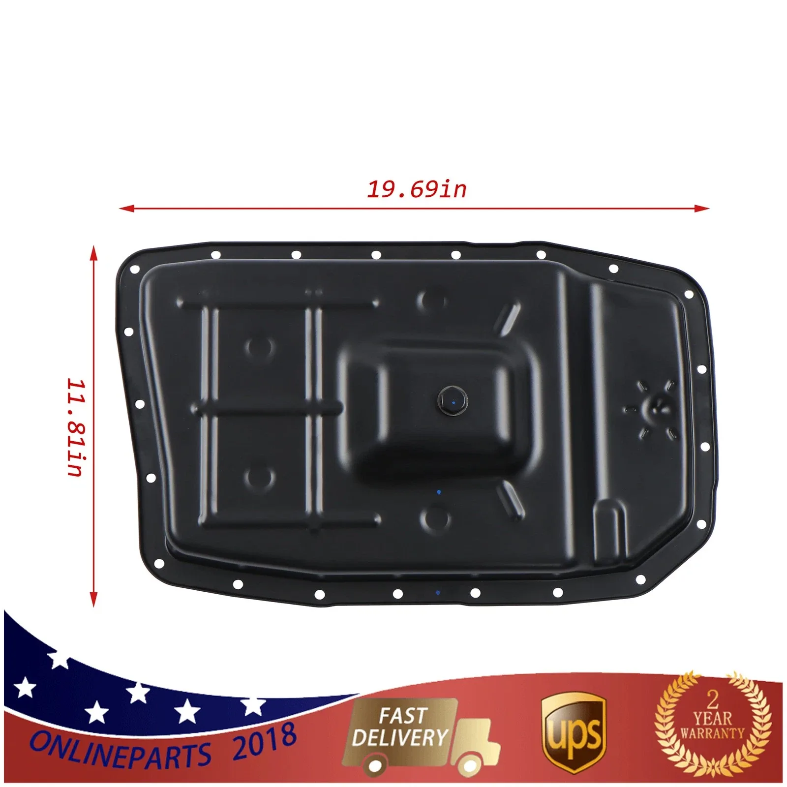 2011-2017 Lincoln Navigator 6R80 Automatic Transmission Oil Pan HC3Z-7A194-A image 4