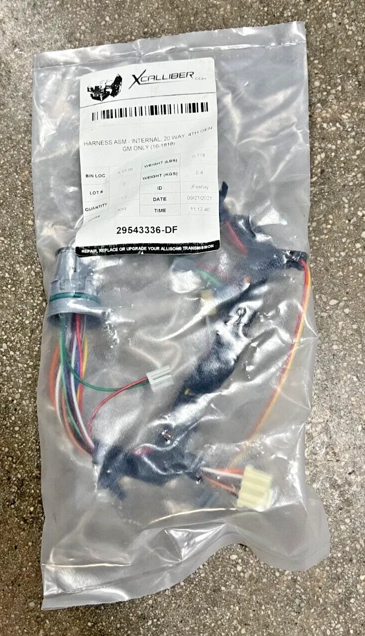 XCALLIBER 29543336-DF 20-Way Wire Harness for Allison 1000 / GM 6-Speed (Pre-LML) image 2