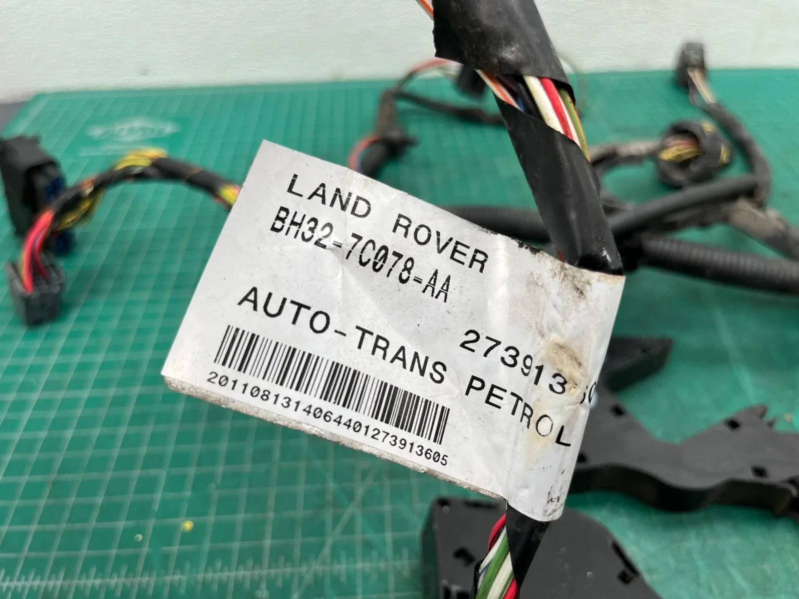 2012-2013 Land Rover Range Rover Sport Automatic Transmission Wire Harness BH32-7C078-AA image 3