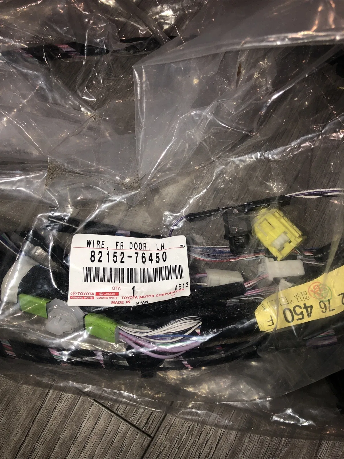 Lexus 82152-76450 Front Door Driver Side Wiring Harness image 4