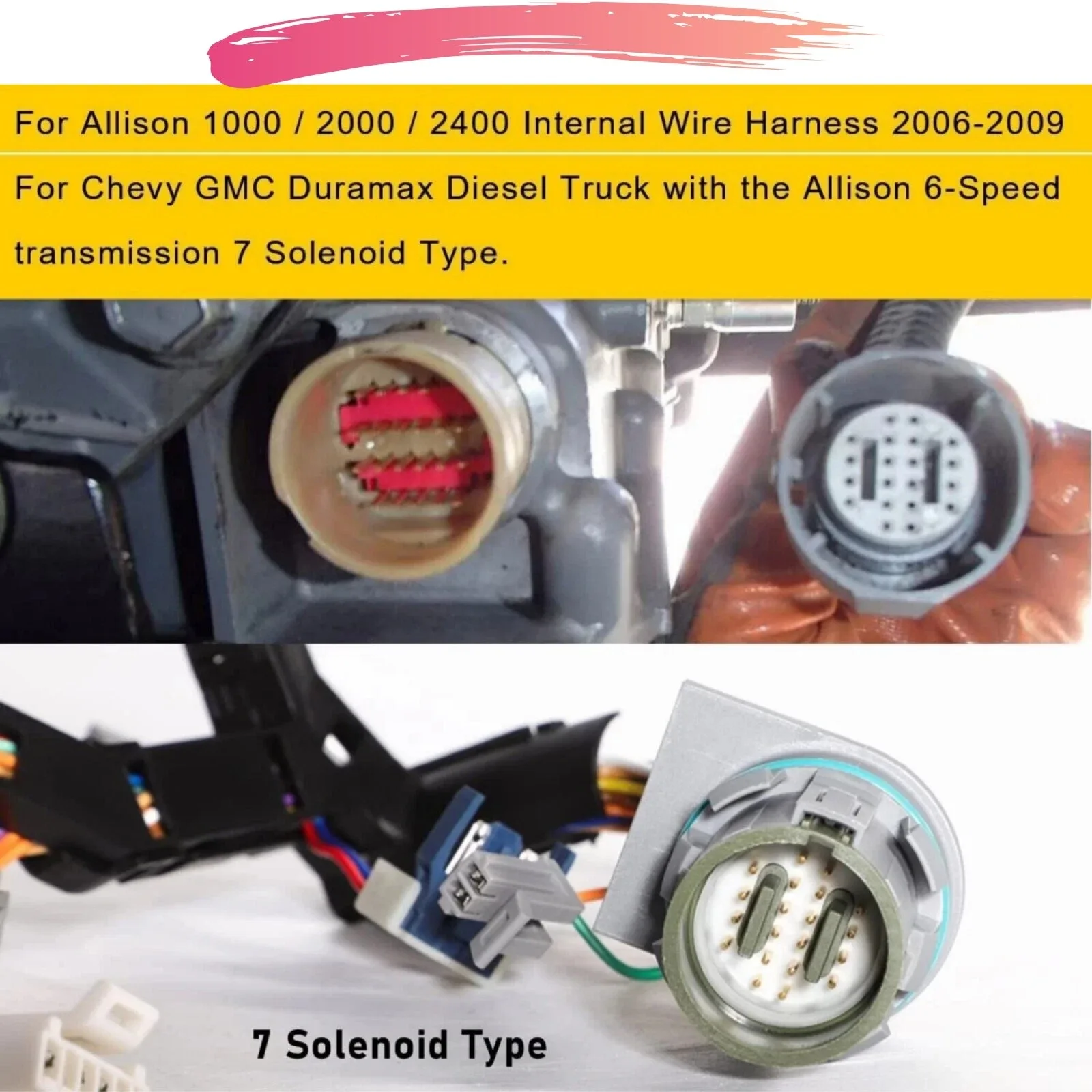 2006-2009 Chevy GMC Duramax Allison 1000/2000/2400 6-Speed Wiring Harness MEU1569001 image 2