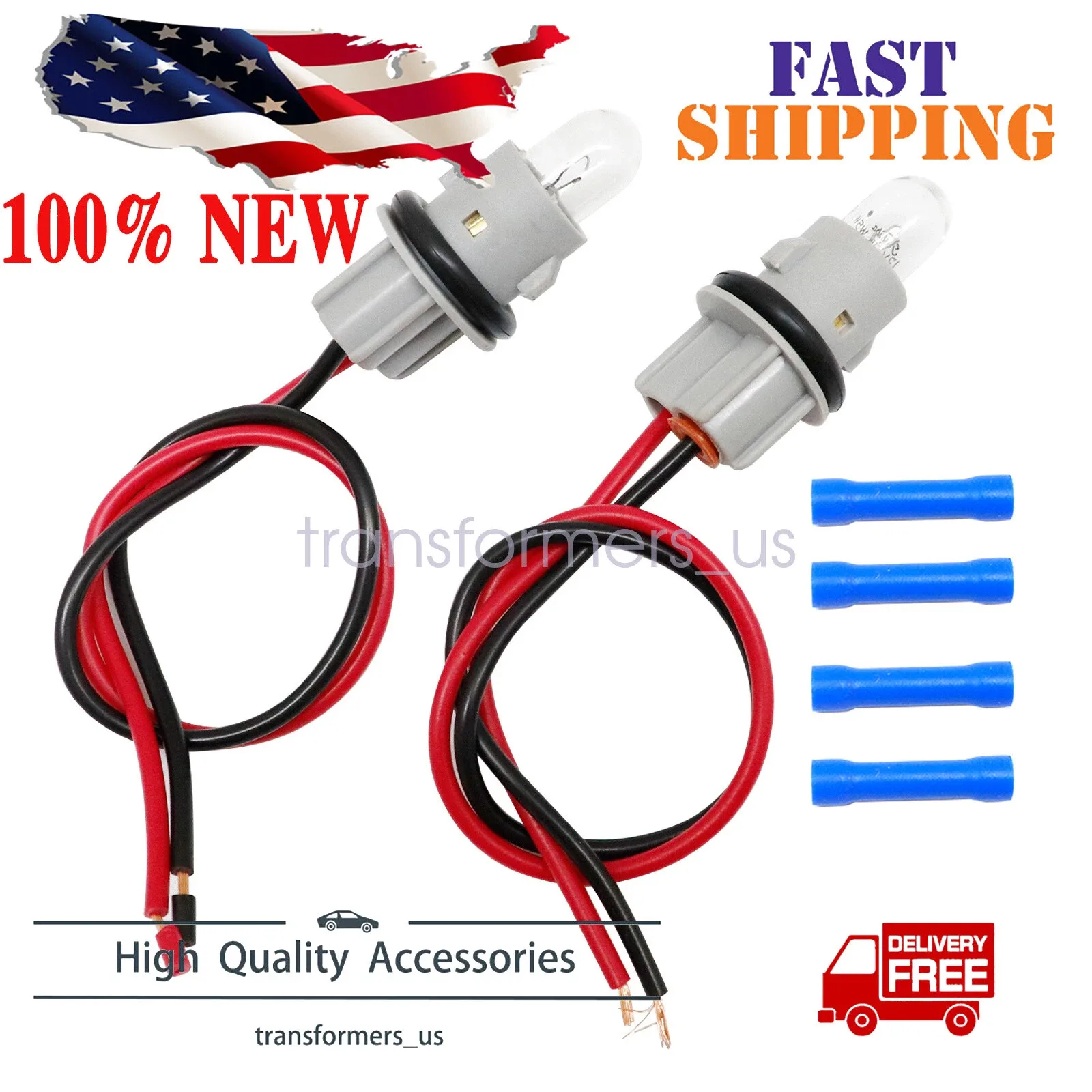 Mercedes-Benz Side Marker Lamp Bulb Socket Wire Harness A0005400966