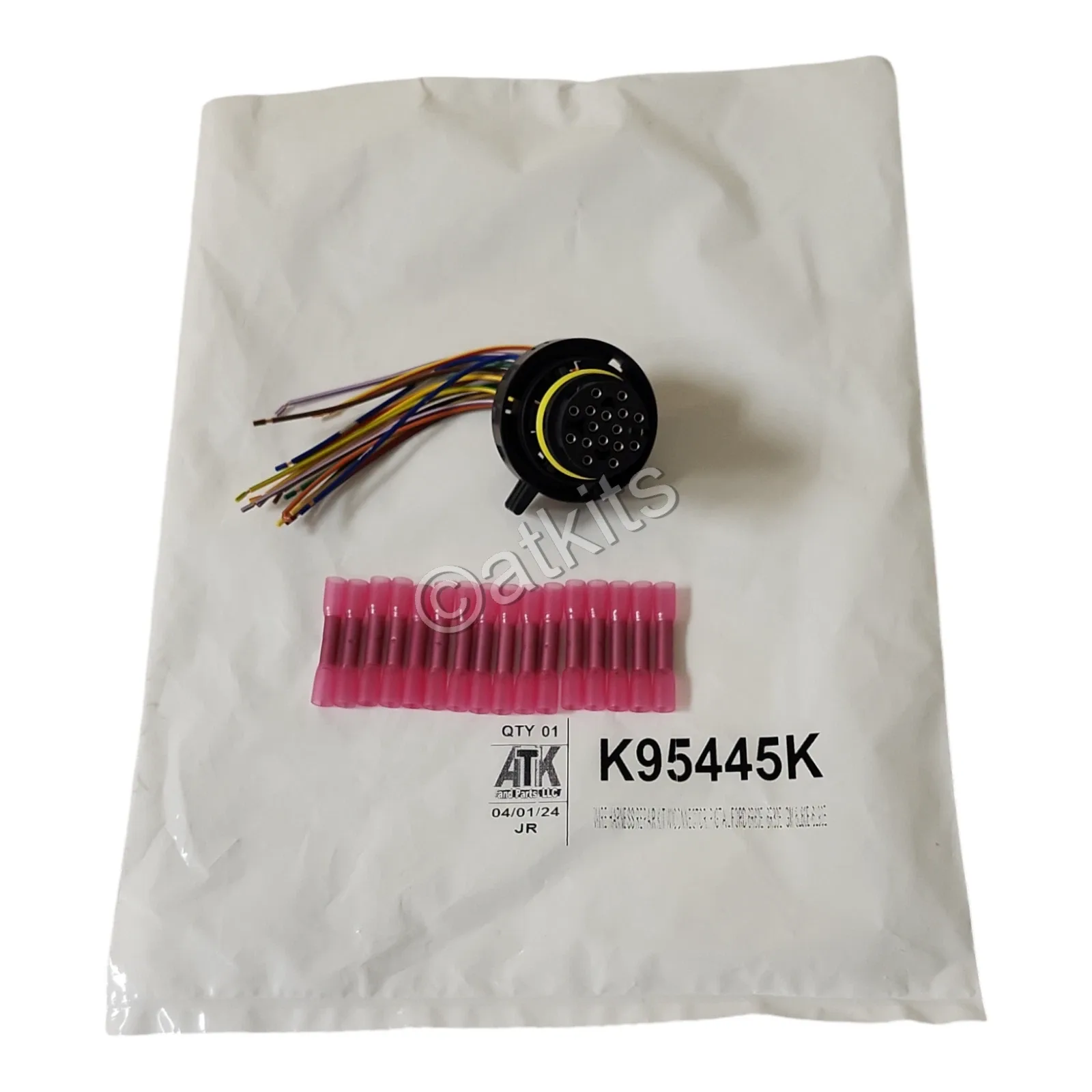 6R60E, 6R80E WIRE HARNESS REPAIR KIT W/CONNECTOR, PIGTAIL. OEM# 350-0168