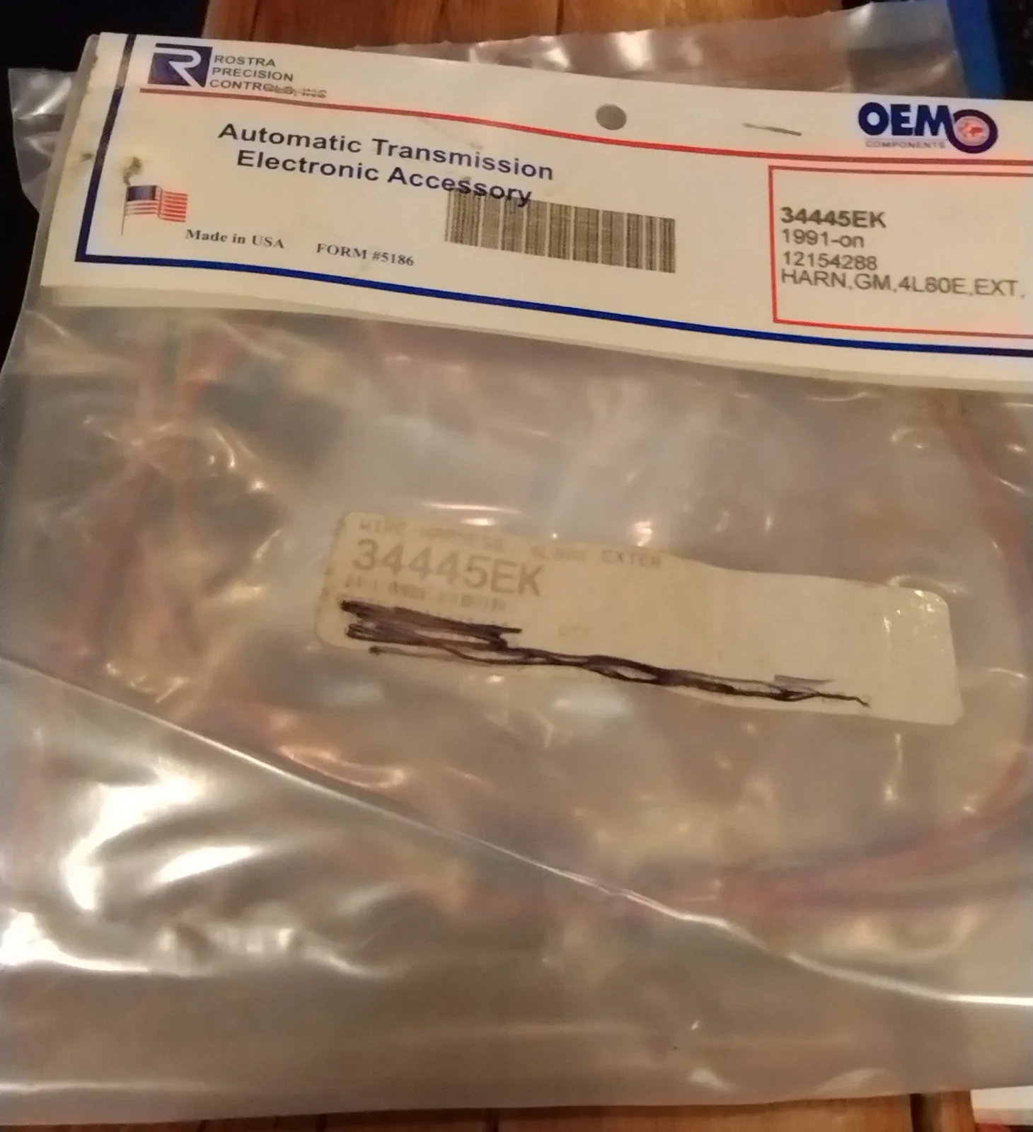 4L80E Connector Repair Kit External Harness For Chevy GMC Late 1993-ON image 3