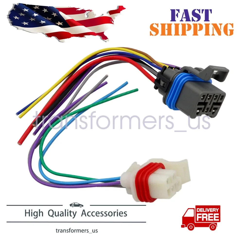 2X Suitable For GMC Chevy 4L60E 4L80E Neutral Safety Switch Connector 7Pin 4Pin