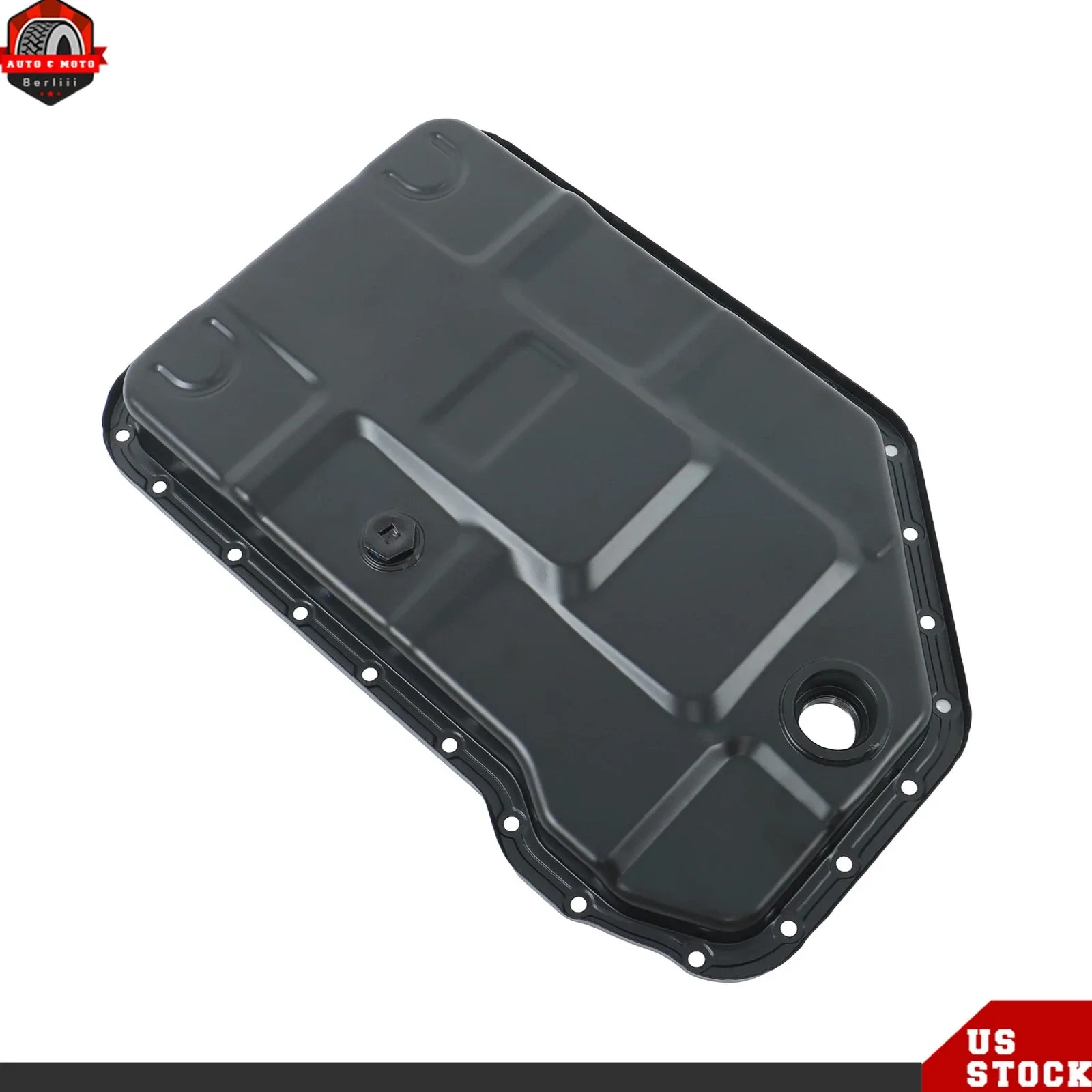 For Audi A4 1996-2005 Auto Transmission Oil Pan w/ Drain Plug & Gasket 01V321359 image 3