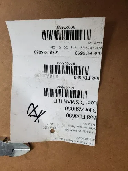 F250      1990 Transmission Wire Harness 275651 image 4
