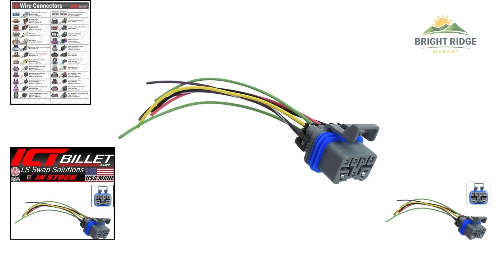 Wire Connector for GM 4-Speed Automatic Transmission with 4x6x1 Inch Dimensions image 2