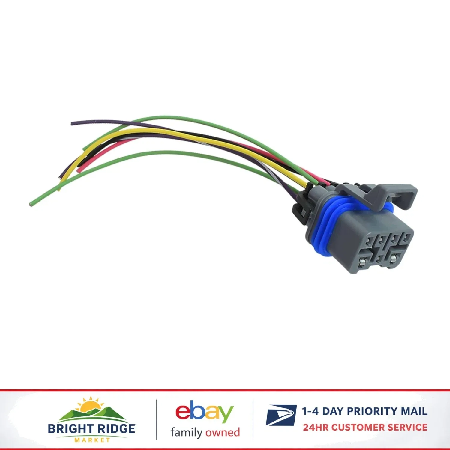 Wire Connector for GM 4-Speed Automatic Transmission with 4x6x1 Inch Dimensions