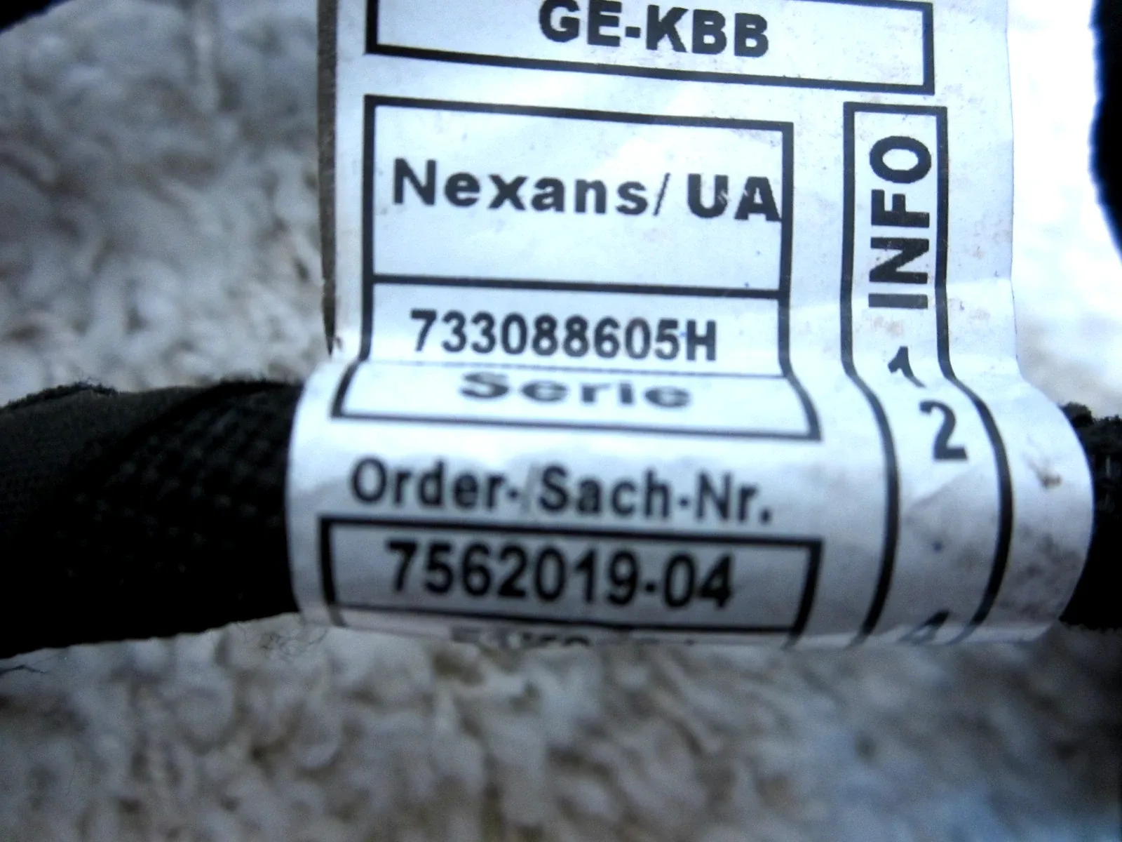 BMW X3 / X4 /  AWD / 3.0L OE AUTOMATIC TRANSMISSION WIRING LOOM 733088605H #1H-6 image 4