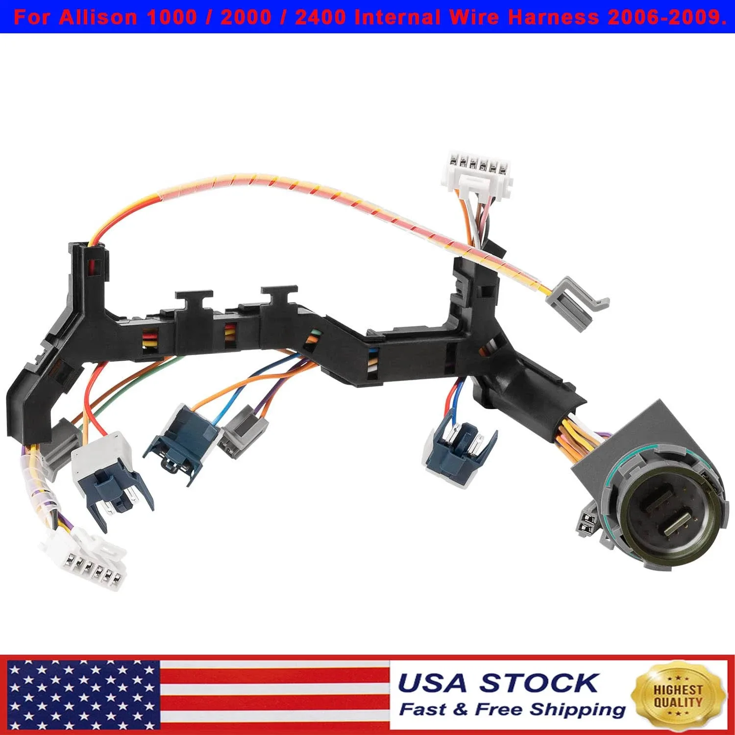 Transmission Wiring Harness for 2006-09 Chevy GMC Allison 1000/2000/2400 6 Speed