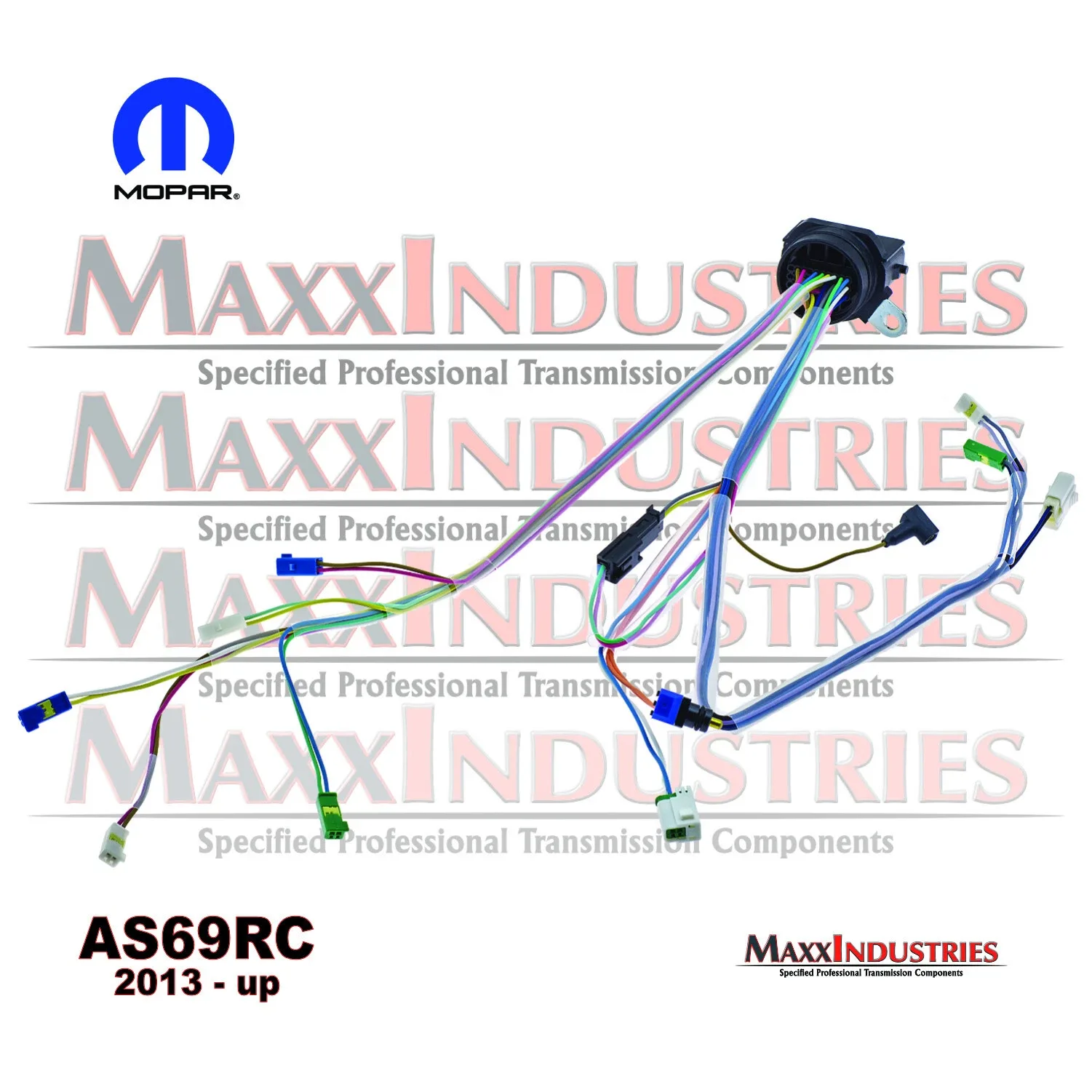 AS69RC RAM Transmission Solenoid Wire Harness Black Connector Genuine Mopar OEM image 3