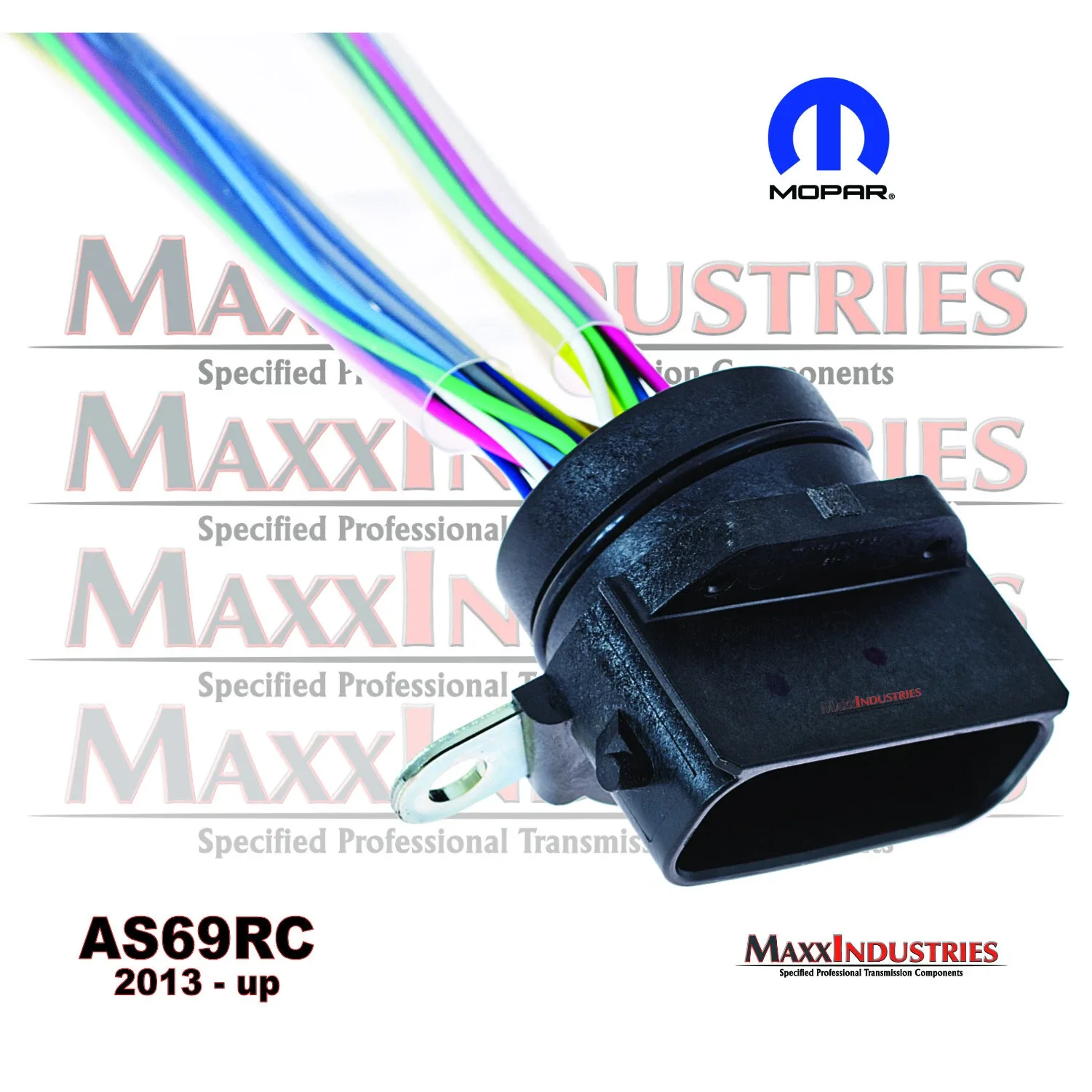 AS69RC RAM Transmission Solenoid Wire Harness Black Connector Genuine Mopar OEM image 4