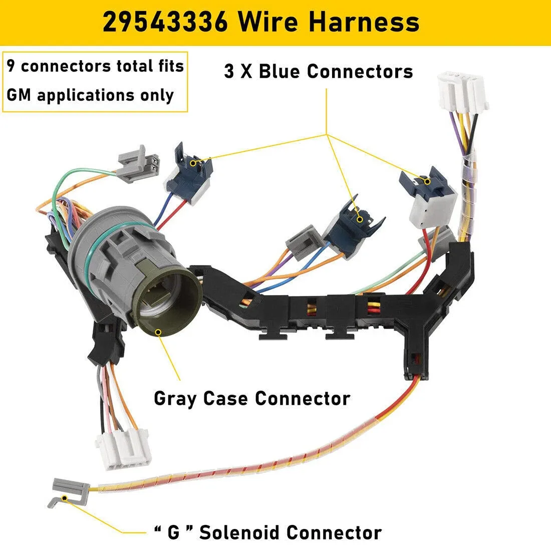 For 2006-2009 Duramax Allison 1000/2000/2400 6 Speed Transmission Wiring Harness image 2