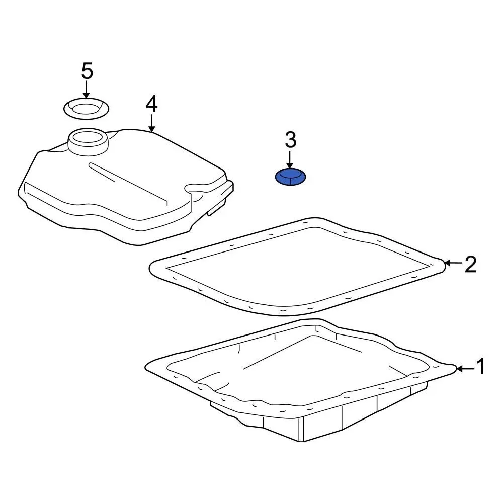 For Toyota Tacoma 2024-2026 Toyota 3539408010 Transmission Oil Pan Magnet image 2