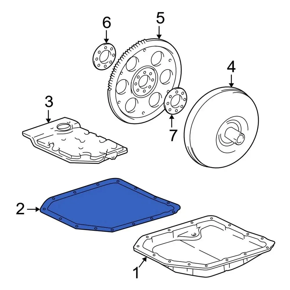 For Toyota Camry 2004-2009 Toyota 3516821020 Transmission Oil Pan Gasket image 3